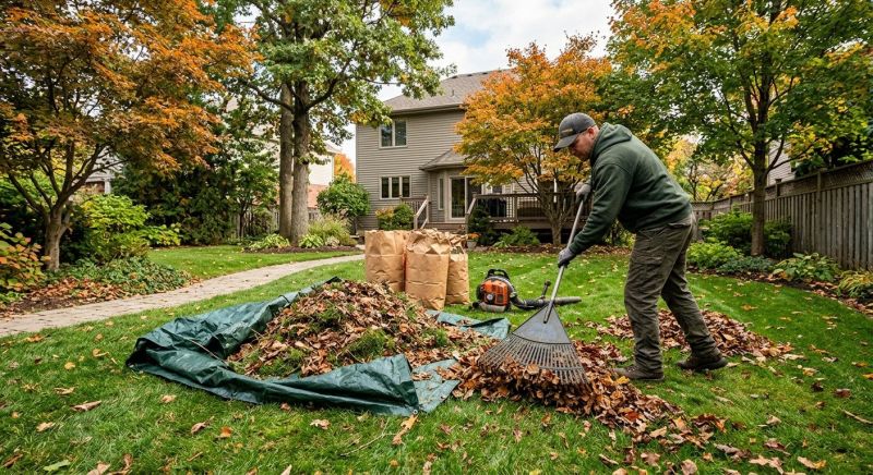 Lawn Debris Cleanup in Ventura County, CA