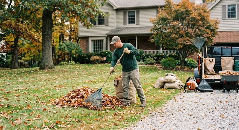 Leaf Raking Service in Ventura County, CA