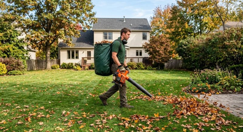 Leaves Vacuuming in Ventura County, CA