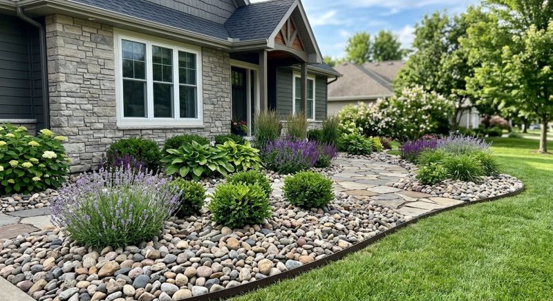 River Rock Landscaping in Ventura County, CA