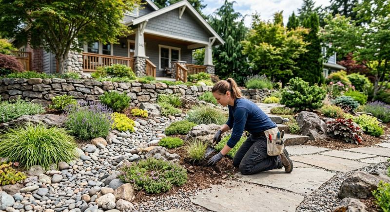 Rock Landscape Design in Ventura County, CA